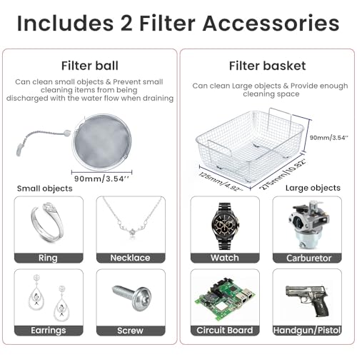 4.5L 180W Ultrasonic Cleaner with 304 Stainless Steel and Digital Timer W83977