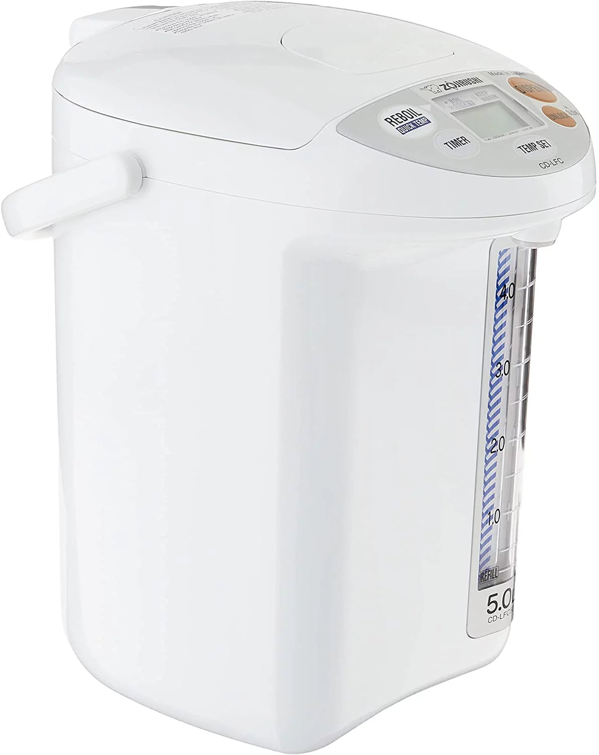 White 169 oz 5.0 L Water Boiler and Warmer R9715