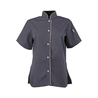 XL Women's Active Slate and Pink Chef Shirt F154