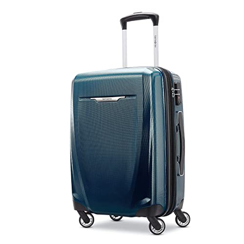 Silver Carry-On 20-Inch Hardside Expandable Luggage D9815