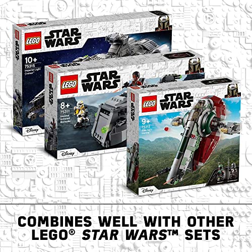 Boba Fett Starship Building Toy with Rotating Wings and 2 Minifigures P541
