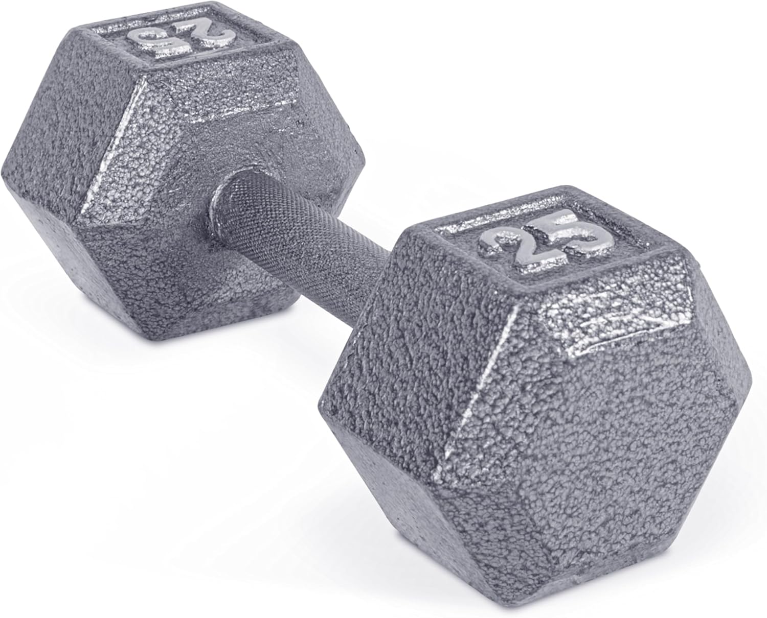 25 lb Cast Iron Hex Dumbbell N542502