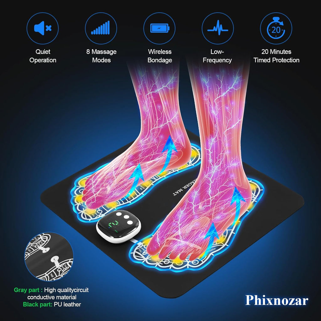 Foot Massager Mat with 15 Modes A6155