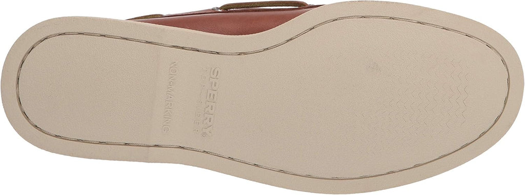 Men's Leather Boat Shoe Tan Y4296