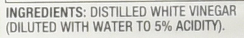Distilled White Vinegar Jug, 1 Gal S3635