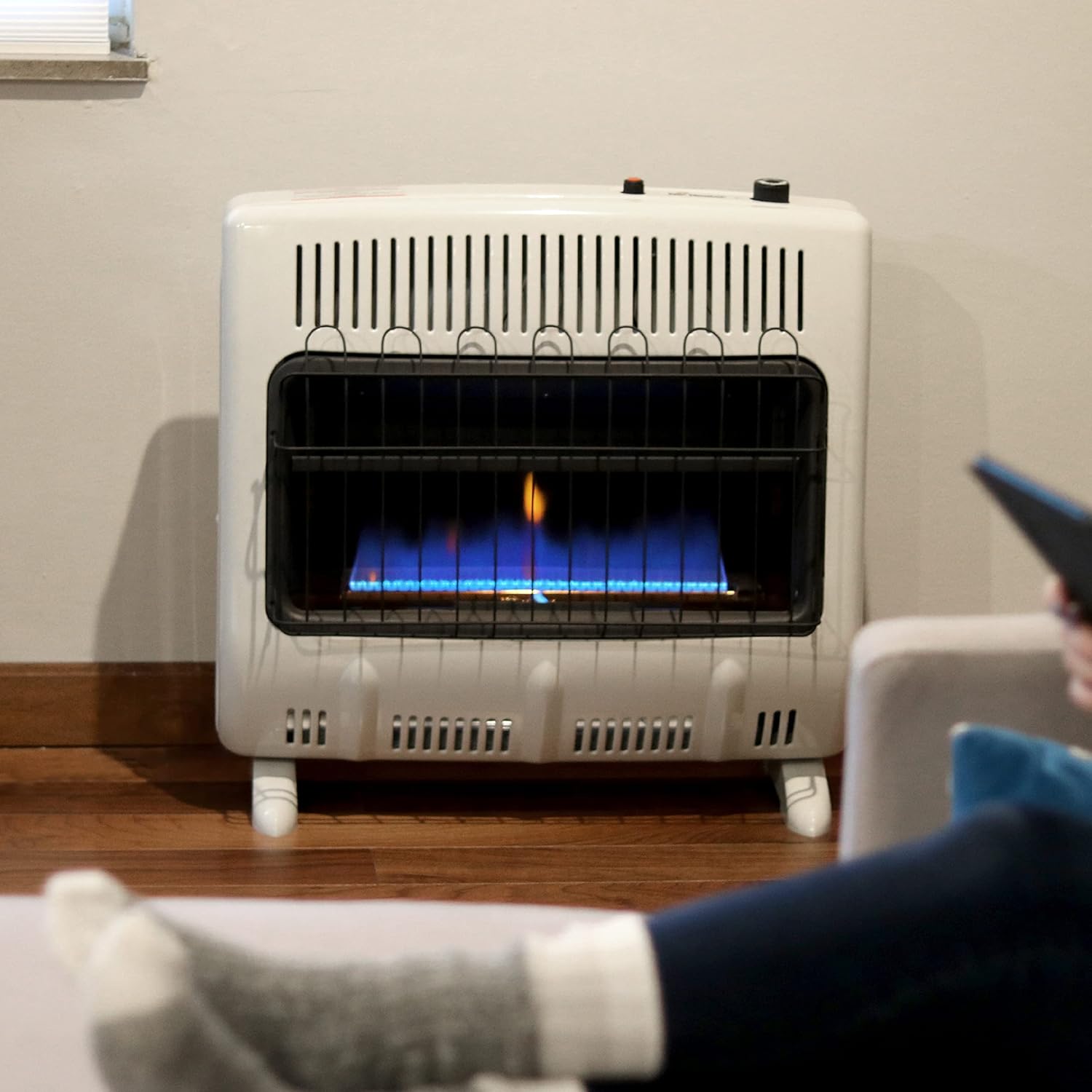 30,000 BTU Vent Free Blue Flame Natural Gas Heater W859