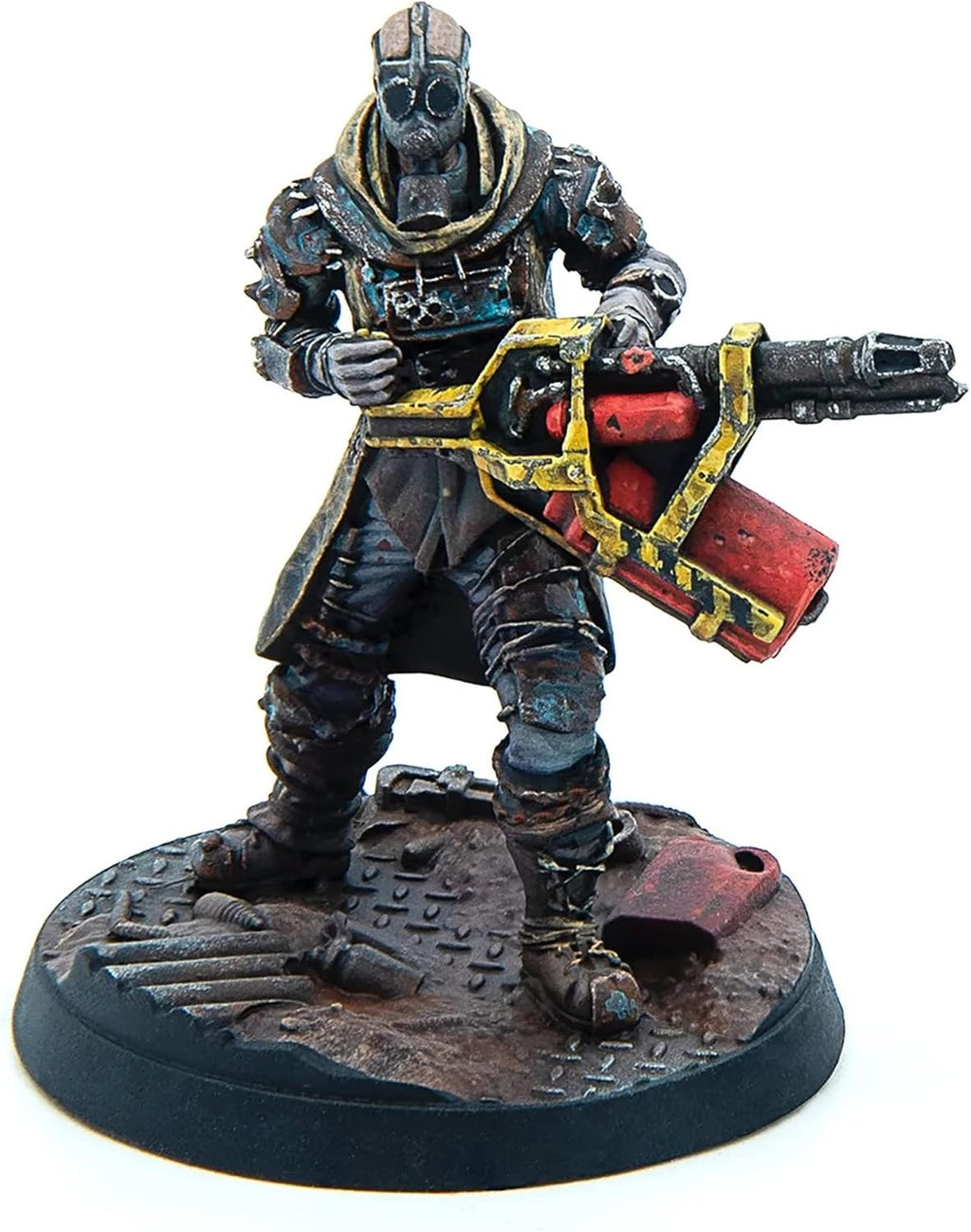 6 Unpainted Resin Miniatures with Scenic Bases N42782