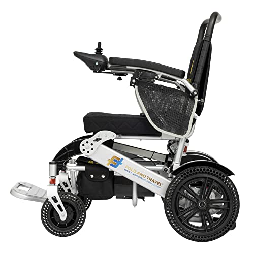 Silver Foldable Power Wheelchair E898107