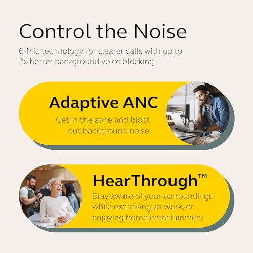 Caramel Wireless Bluetooth Earbuds with Active Noise Cancellation A836