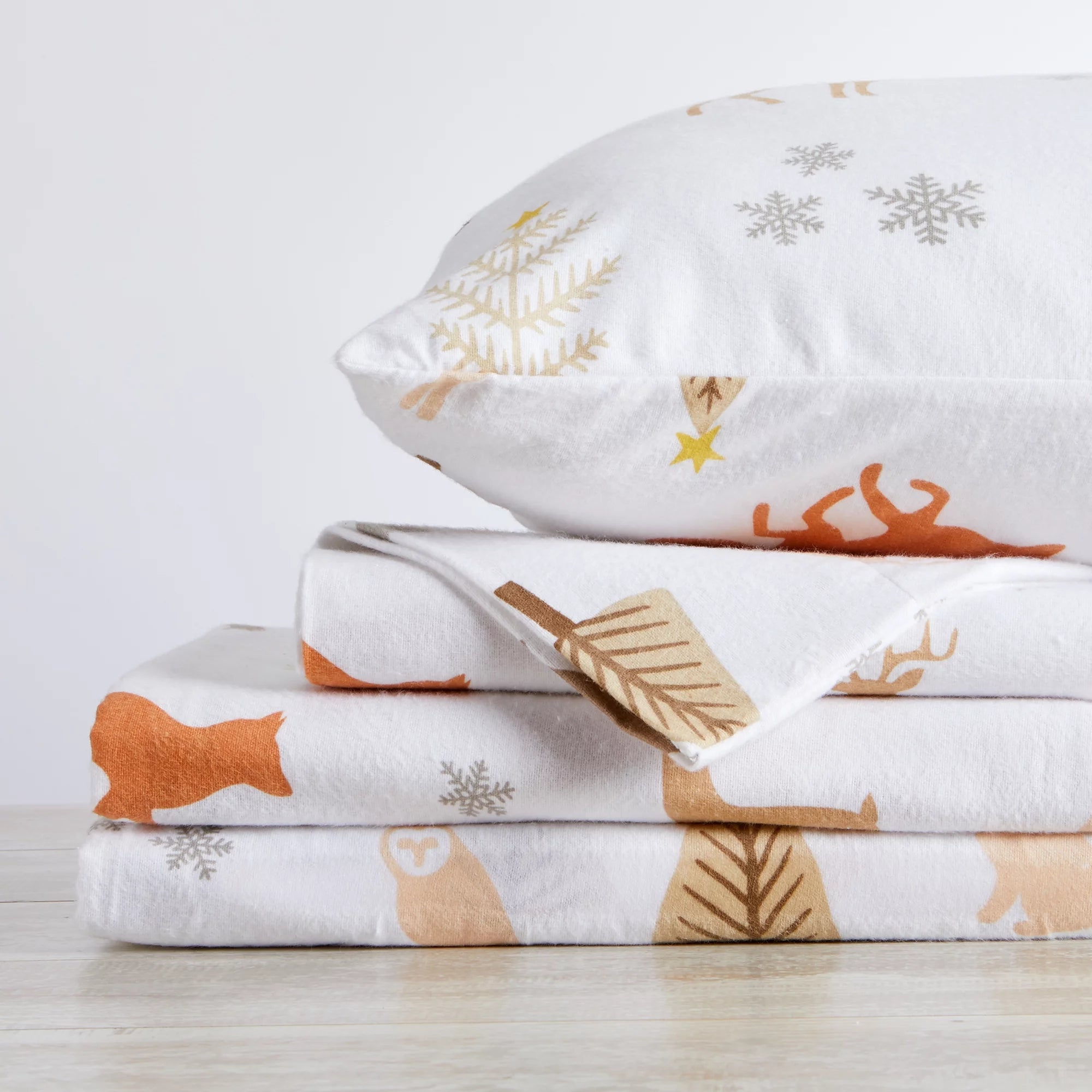 Turkish Cotton Flannel Sheet Set (Full) T388