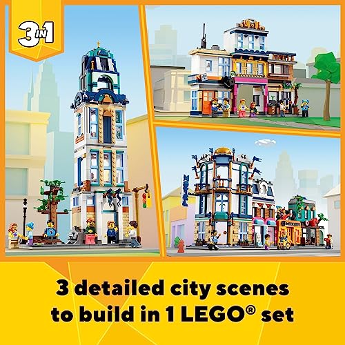 3 in 1 Building Toy Set with 6 Minifigures N215542