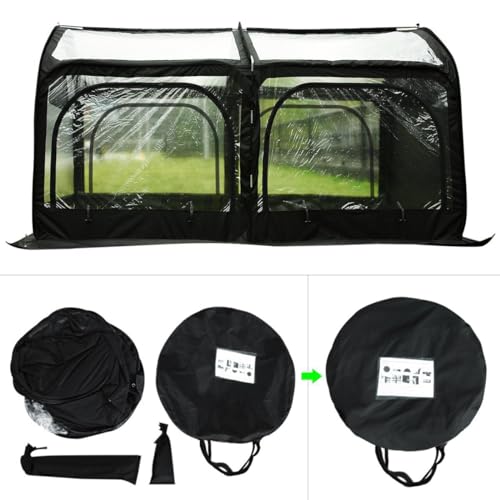 Green 8.2x4.1x4.4 FT Pop-up Greenhouse N32542