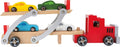 Wooden truck with cars S395