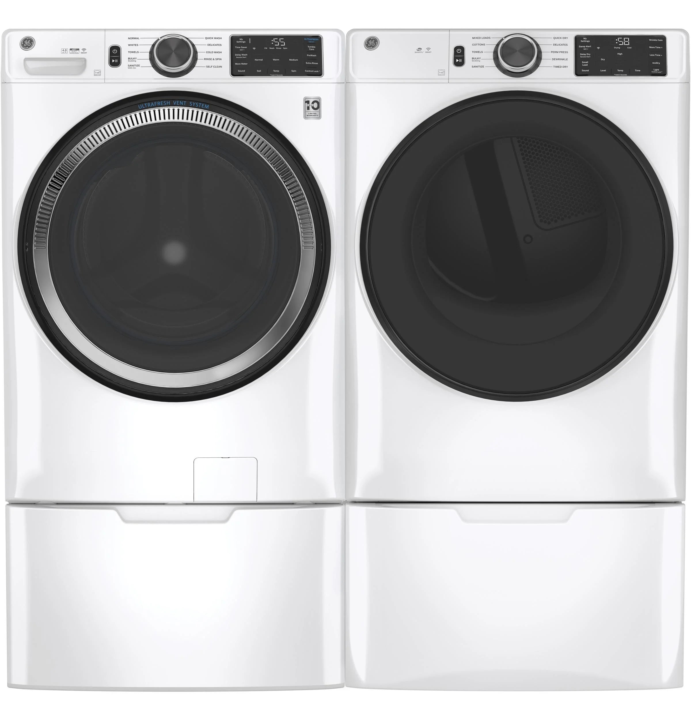 28" Wide 7.8 Cu Ft. White Gas Dryer F22618