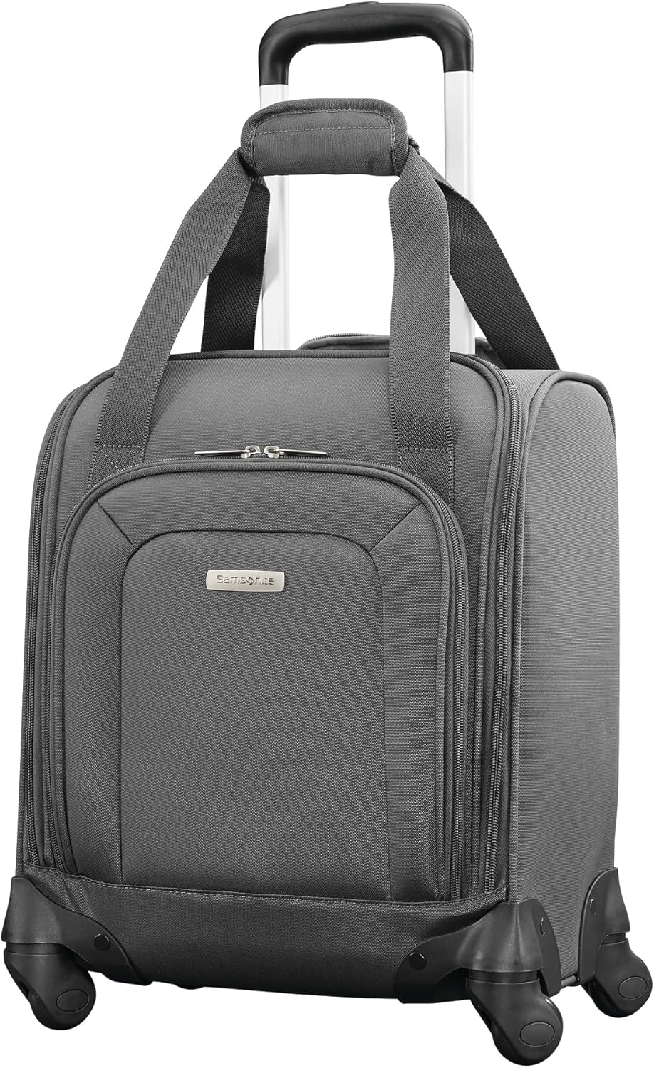 Charcoal 16"H x 13"W x 8"D Rolling Suitcase M433