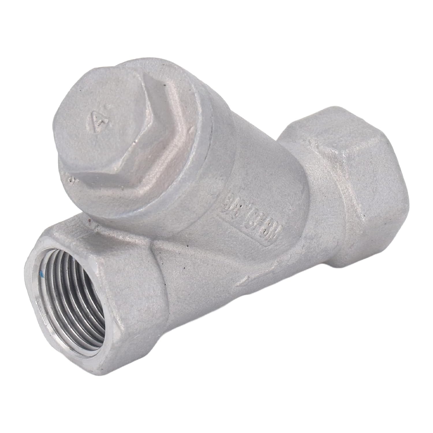 304 Stainless Steel Y Type Strainer Female Thread 3/8 Inch DN10 Filter Strainer W172