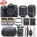 Black DSLR Camera with 18-140mm VR Lens and 55-300mm VR Lens O58475