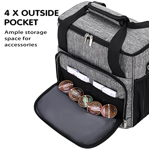 Grey Coffee Maker Carrying Bag F1419