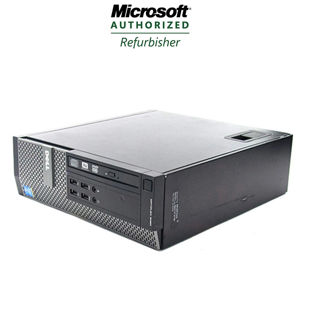 Used Dell OptiPlex 990 Desktop Computer PC, Intel Core i5 Quad-Core Gen 2, 8GB 1TB with 2x 22" LCD's Wi-Fi Windows 11 64bit E1449