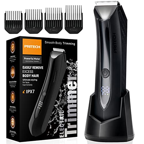 Body Hair Trimmer with Ceramic Blade, Rechargeable Cordless Trimmer M504427