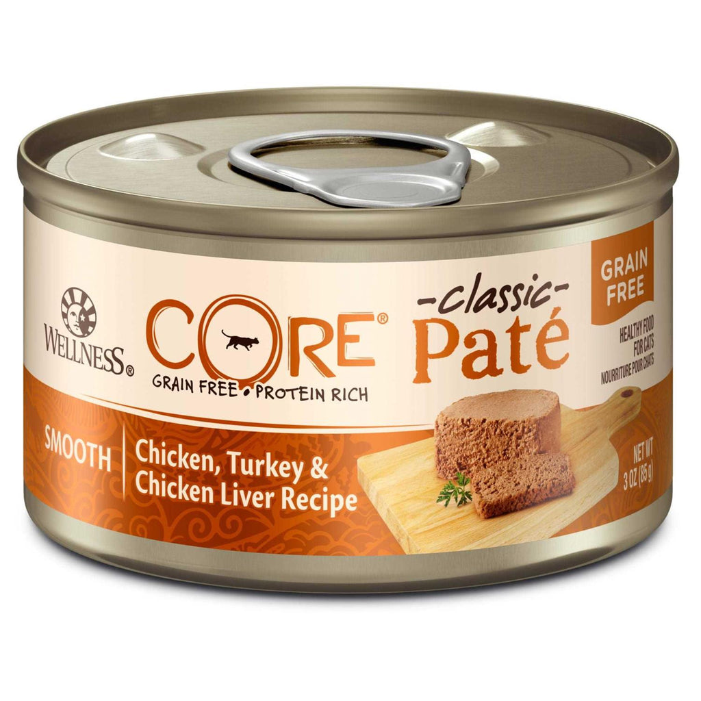 Natural Grain-Free Chicken Turkey & Chicken Liver Pate Canned Cat Food X2500