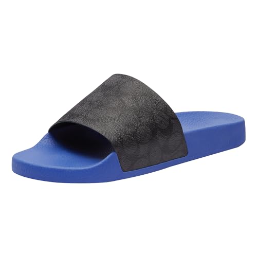 Signature Coated Canvas Pool Slide Sandal Q543714