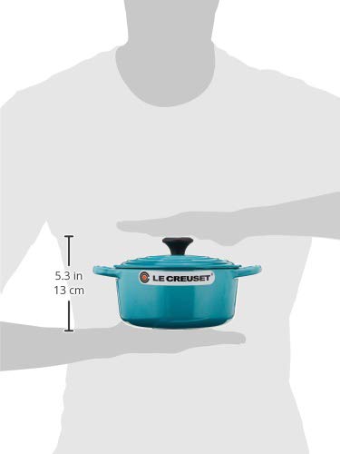 2 qt. Enameled Cast Iron Round Dutch Oven D846