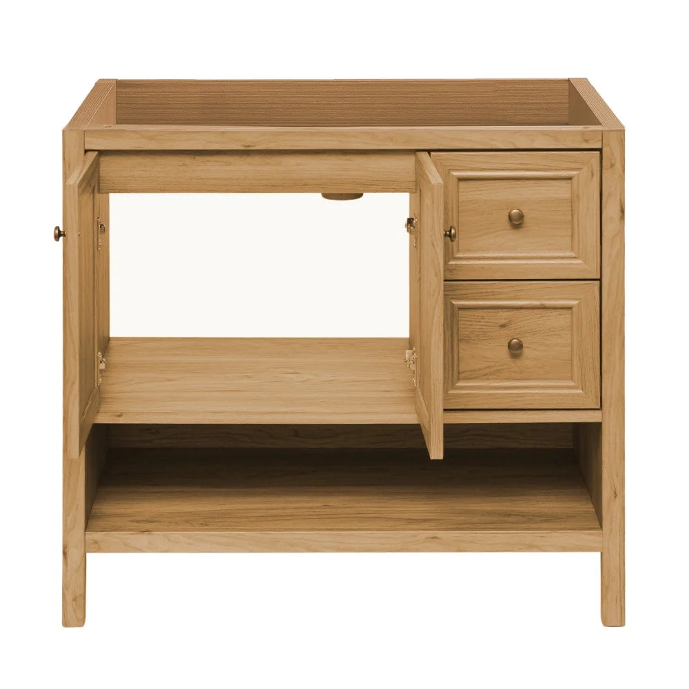 Natural Oak Bathroom Vanity S34493