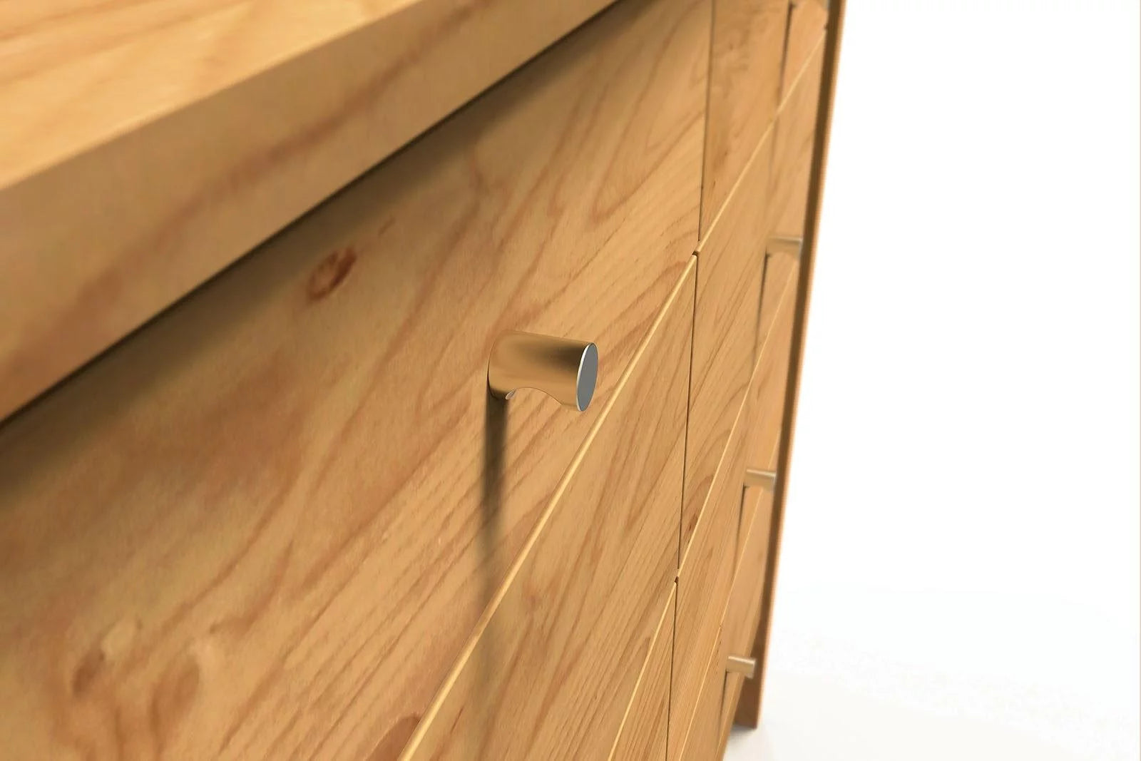 Light Oak Solid Wood Dresser Z677