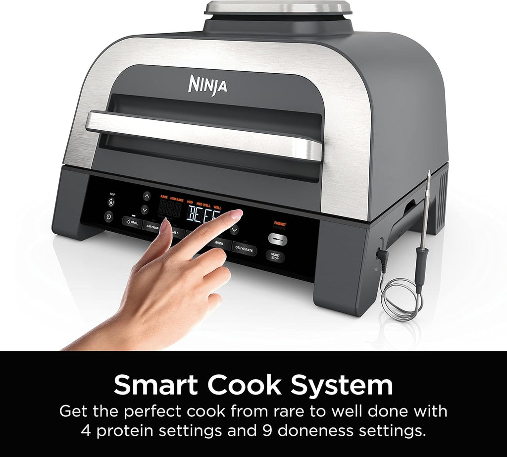 Black Indoor Grill with Air Fry P745