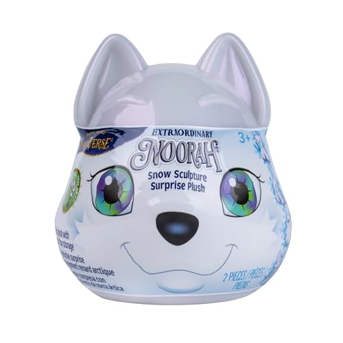 Arctic Fox Storage Toy with 1 Mystery Plush Animal Inside M563227