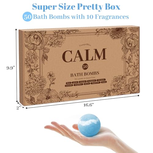 50 PCS Bath Bombs with 10 Scents A212