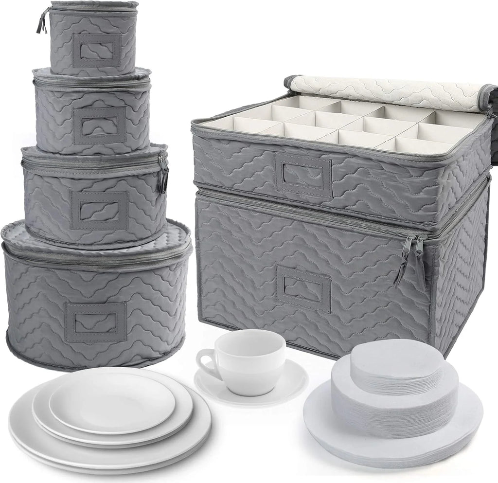 Quilted 6-Piece Storage Box Set C286