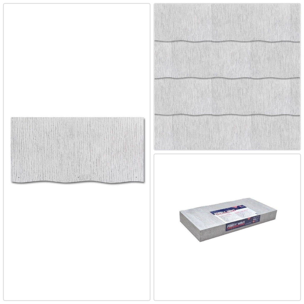 Fiber Cement Wavy Shingle Siding X1161