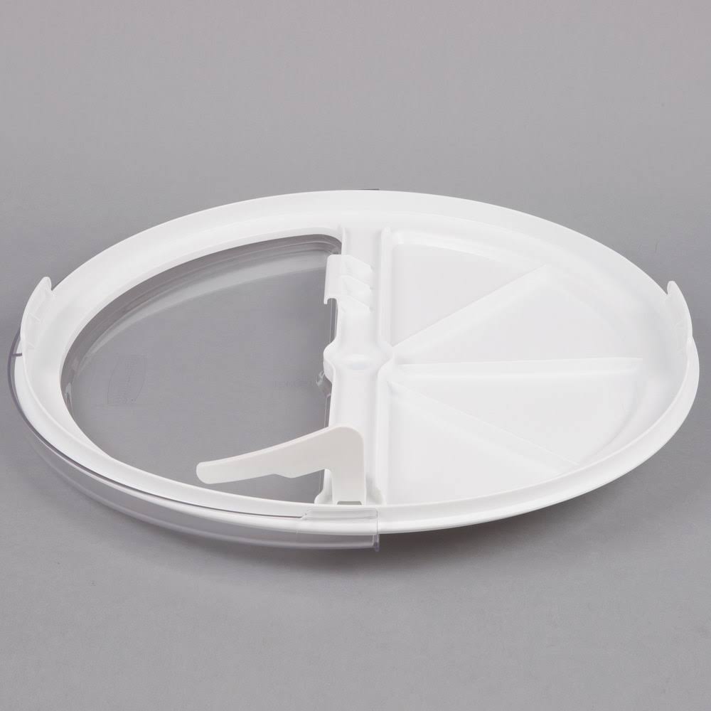 White Sliding Lid with 4-Cup Scoop N719306