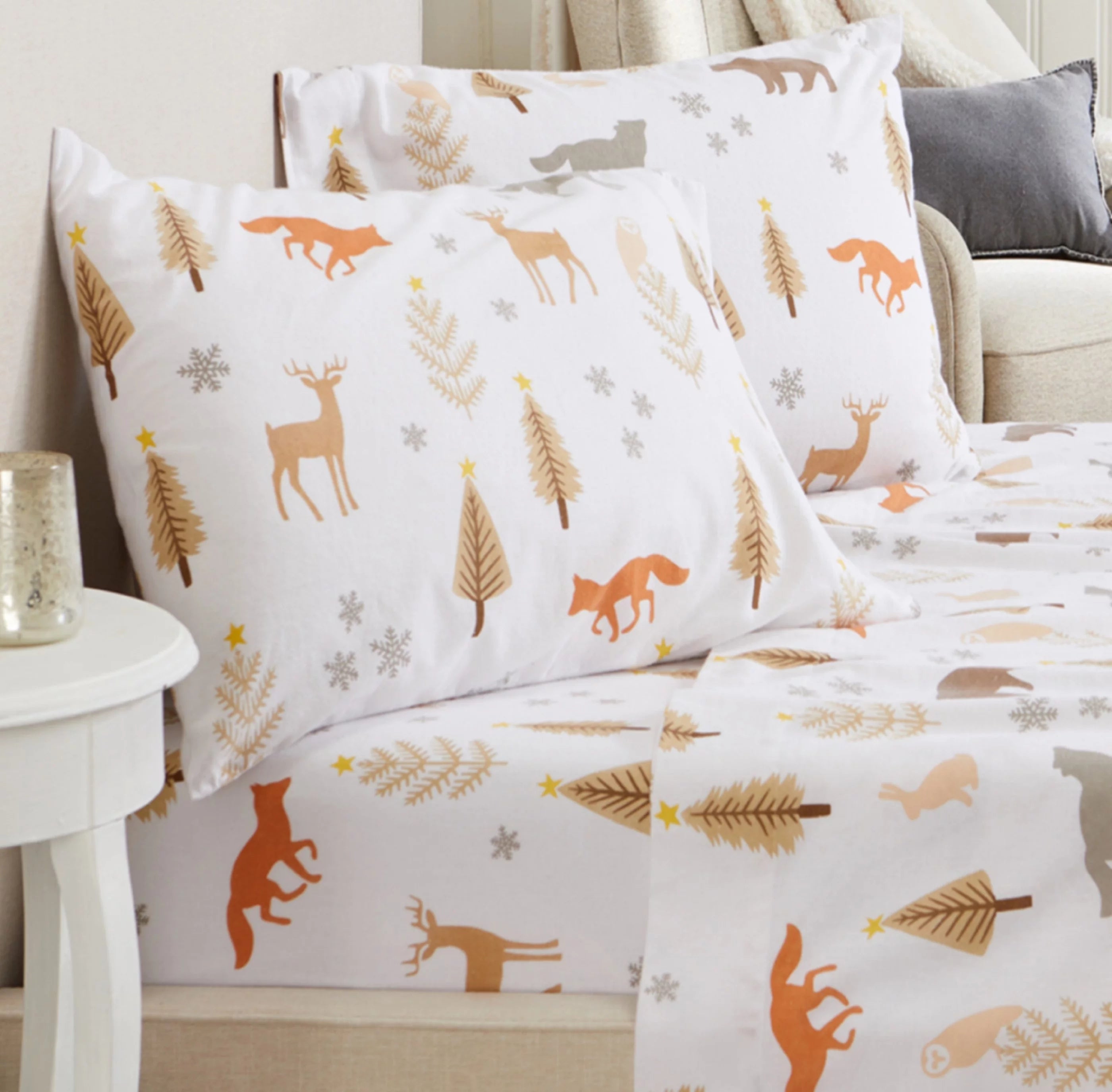 Turkish Cotton Flannel Sheet Set (Full) T388