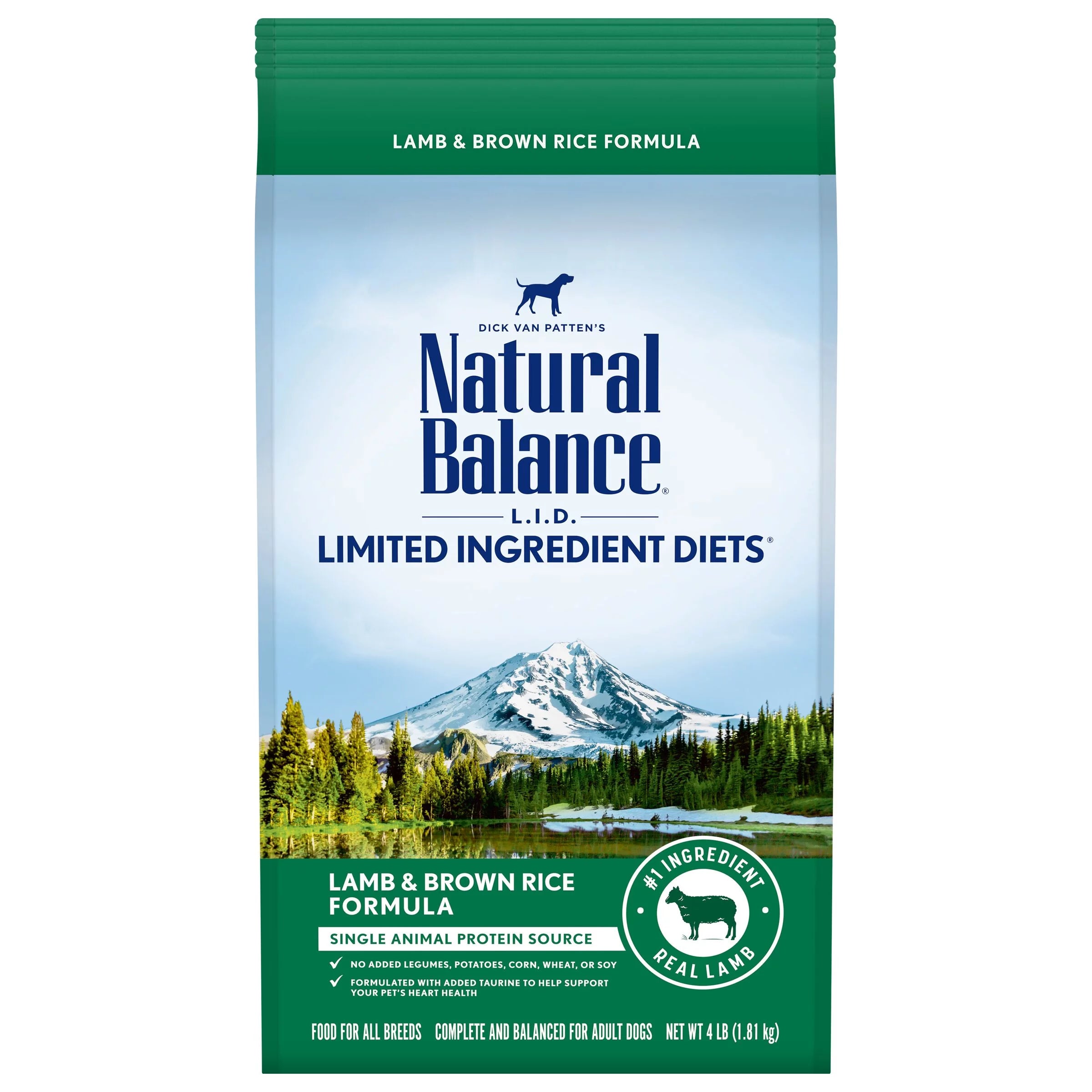4 Pounds Limited Ingredient Dry Dog Food F3884