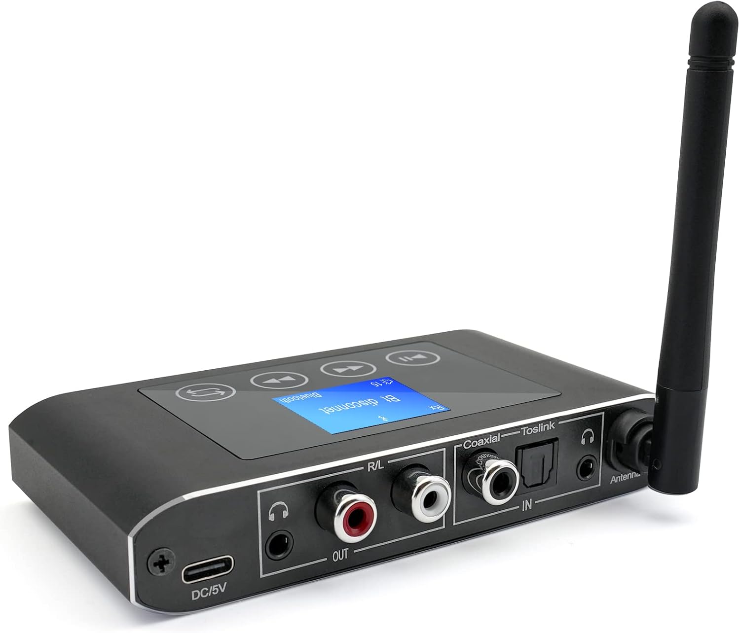 Bluetooth 5.1 Audio Transmitter Receiver Pack of 2 W4074