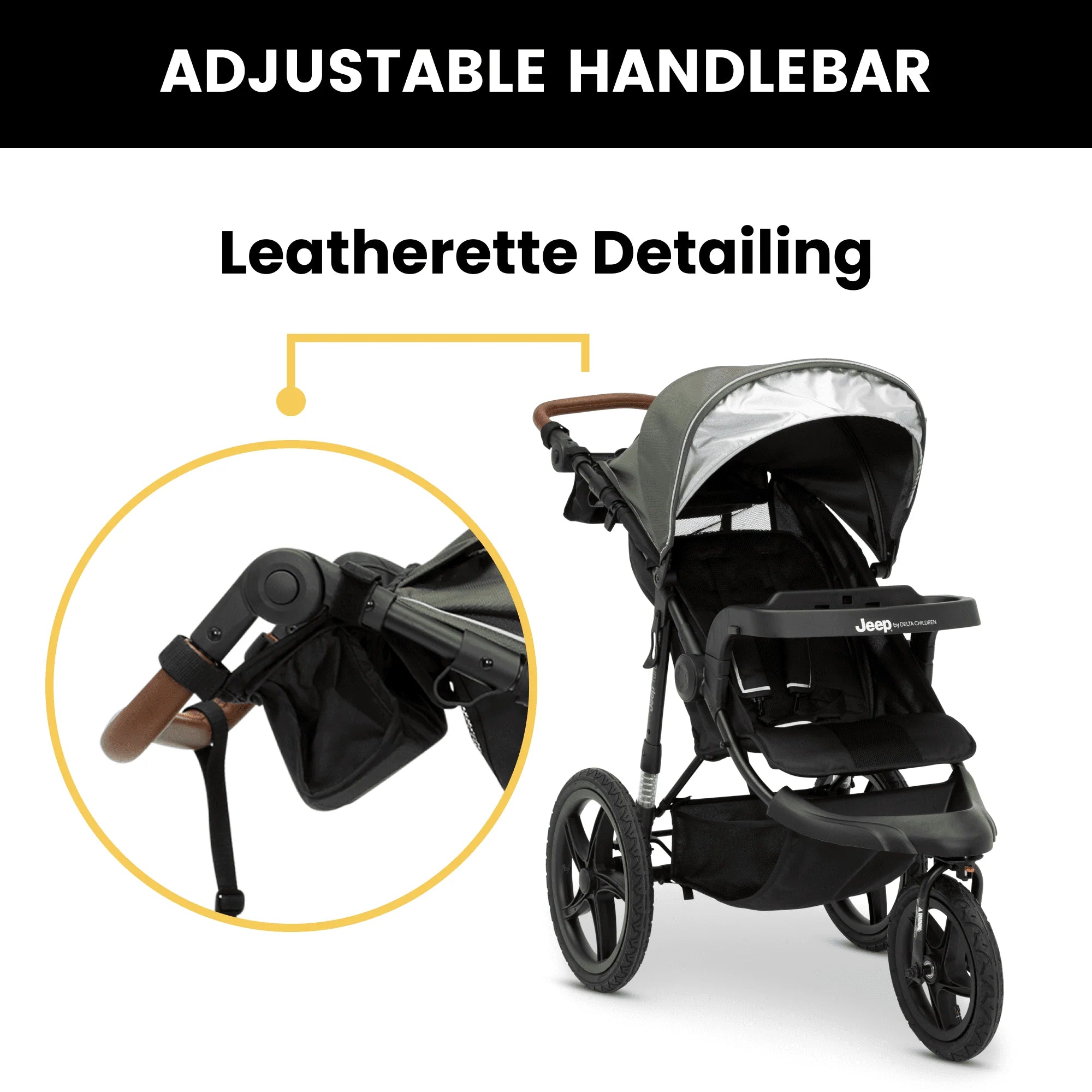 Black Jogging Stroller F871
