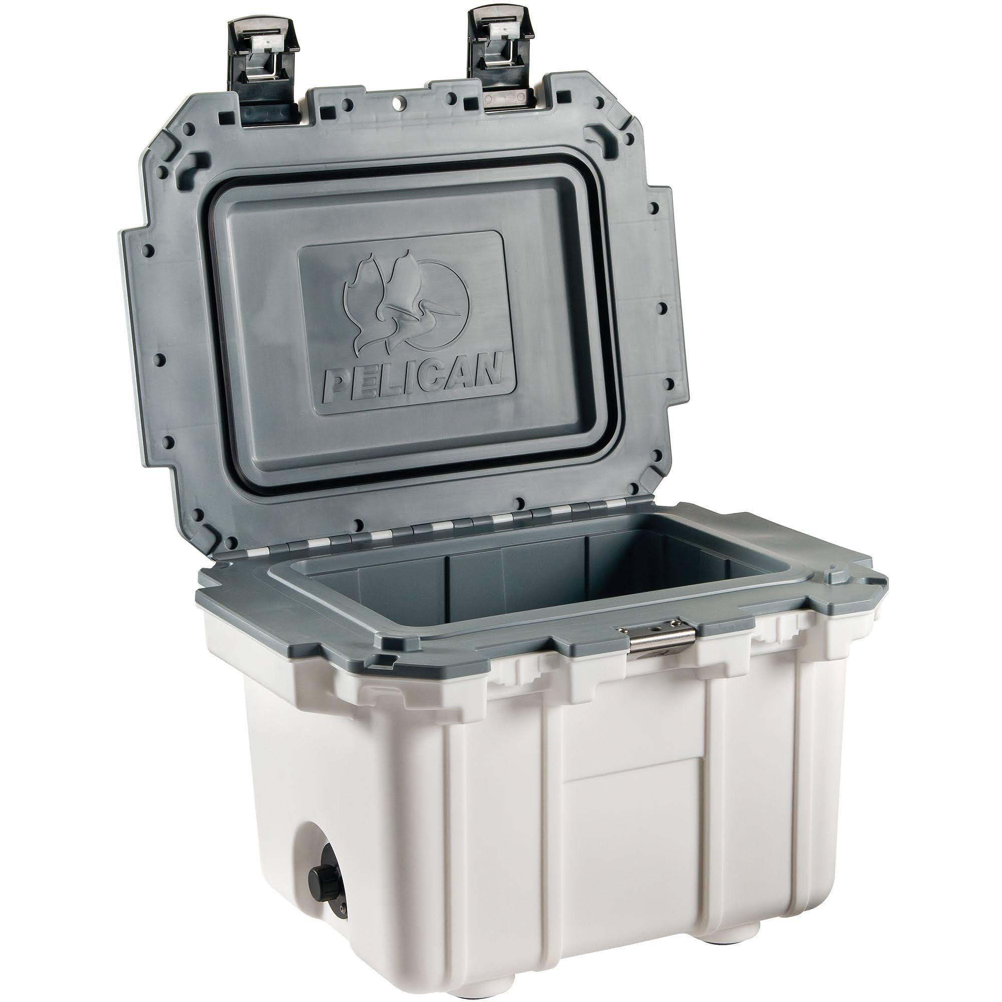 30-Quart White Gray Cooler M304787