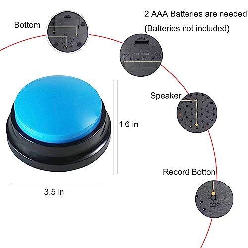 Green Orange Voice Recording Button for Pet Training Q97725