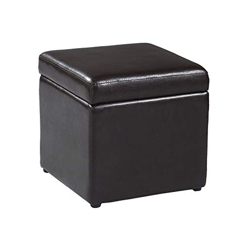 Dark Chocolate Nesting Coffee Table and Storage Ottomans Set H559