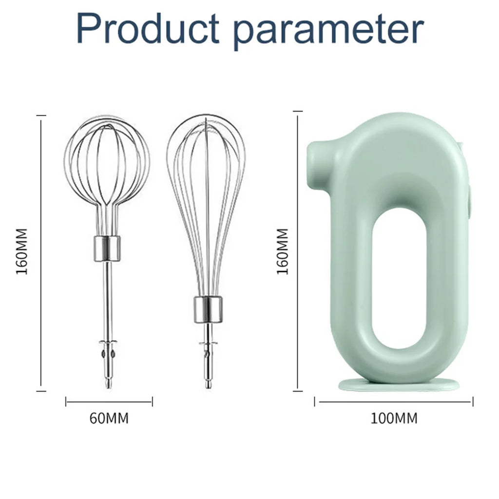 Rechargeable Stainless Steel Hand Mixer J652