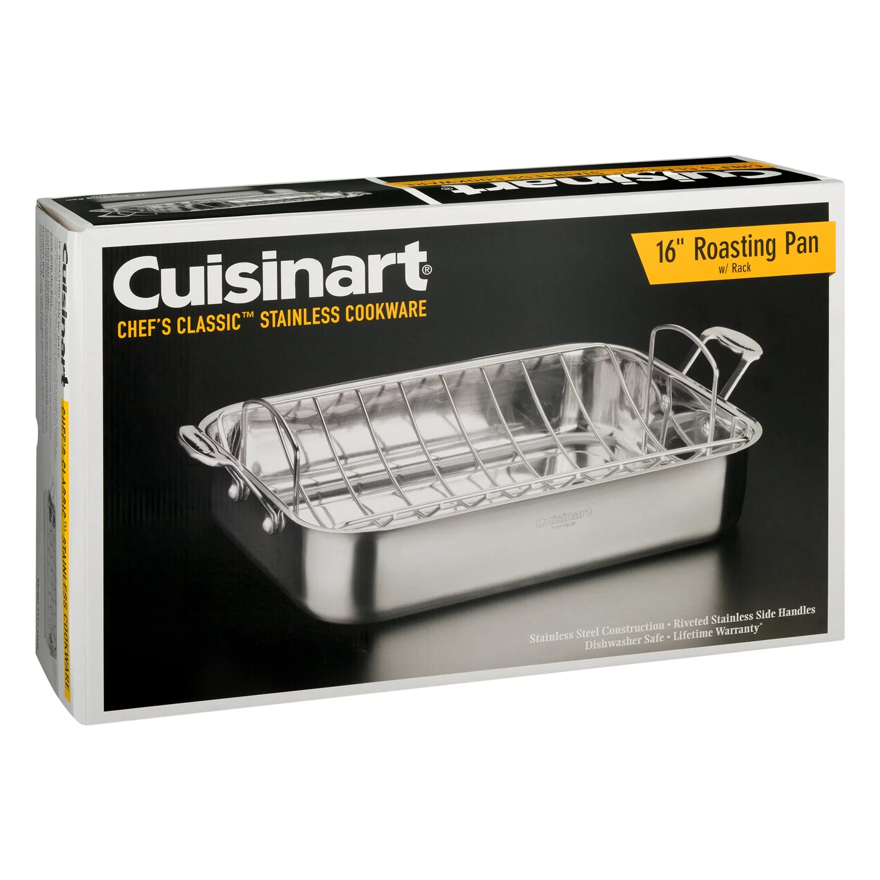 Stainless Steel 16" Roasting Pan with Rack Z2453