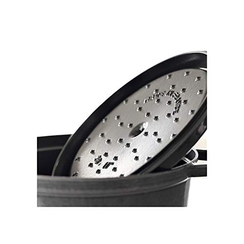 Round Cast Iron Cocotte Black, 2.25 qt R50523