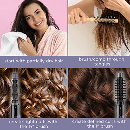 2-in-1 Hot Air Styling Curl Brush K327933