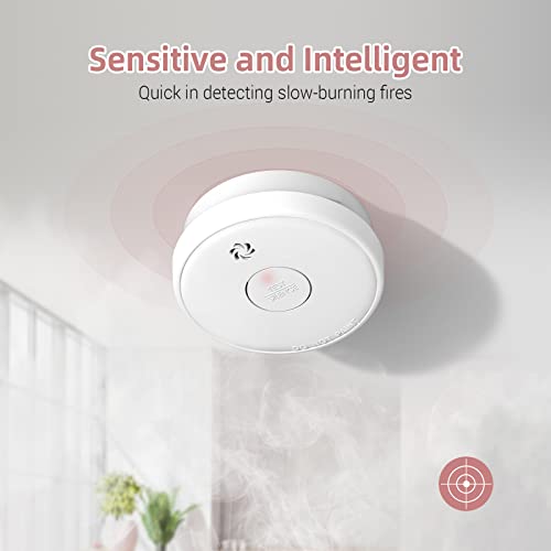 10-Year Battery Operated Photoelectric Smoke Alarm I94288