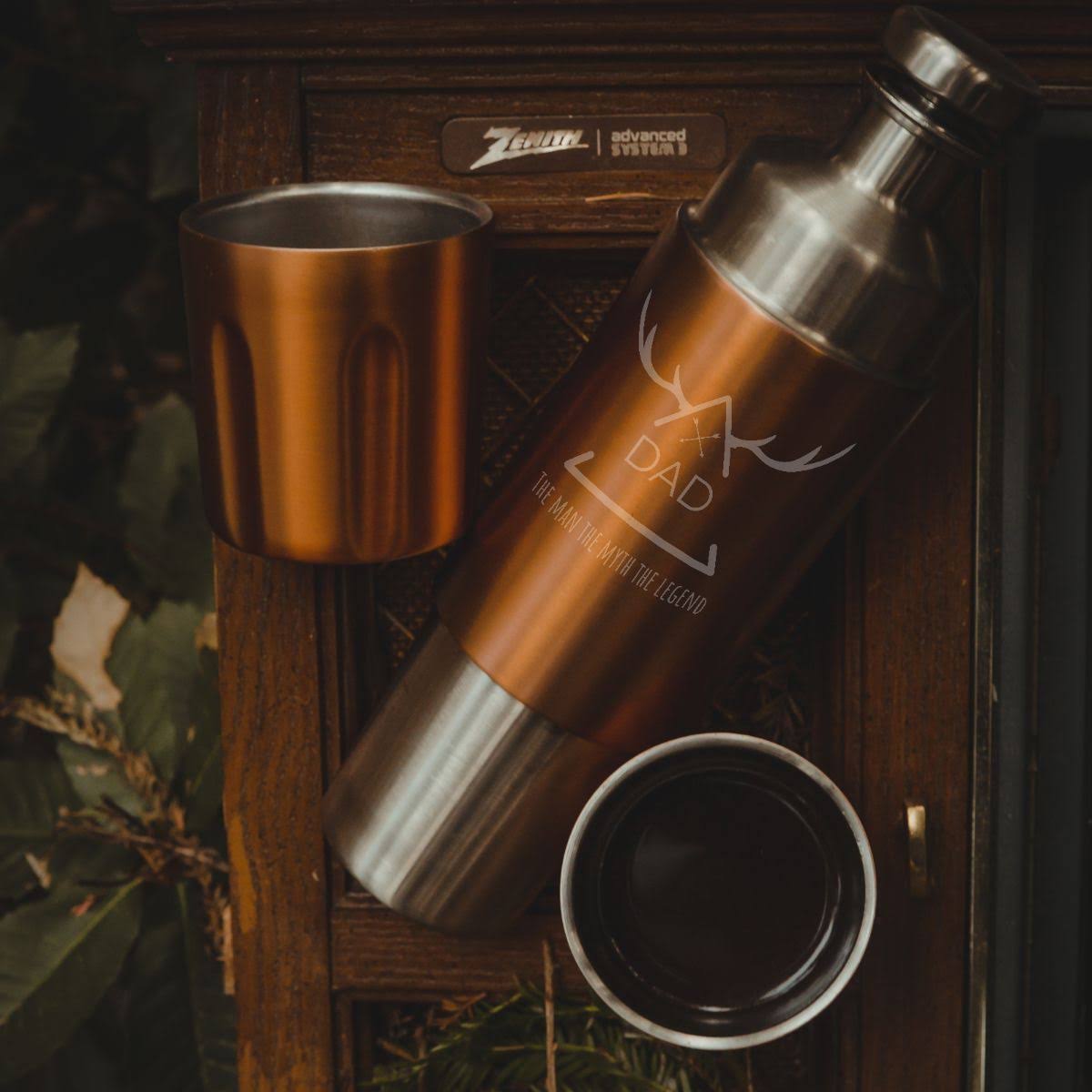Brushed Stainless 750ml Flask K219142