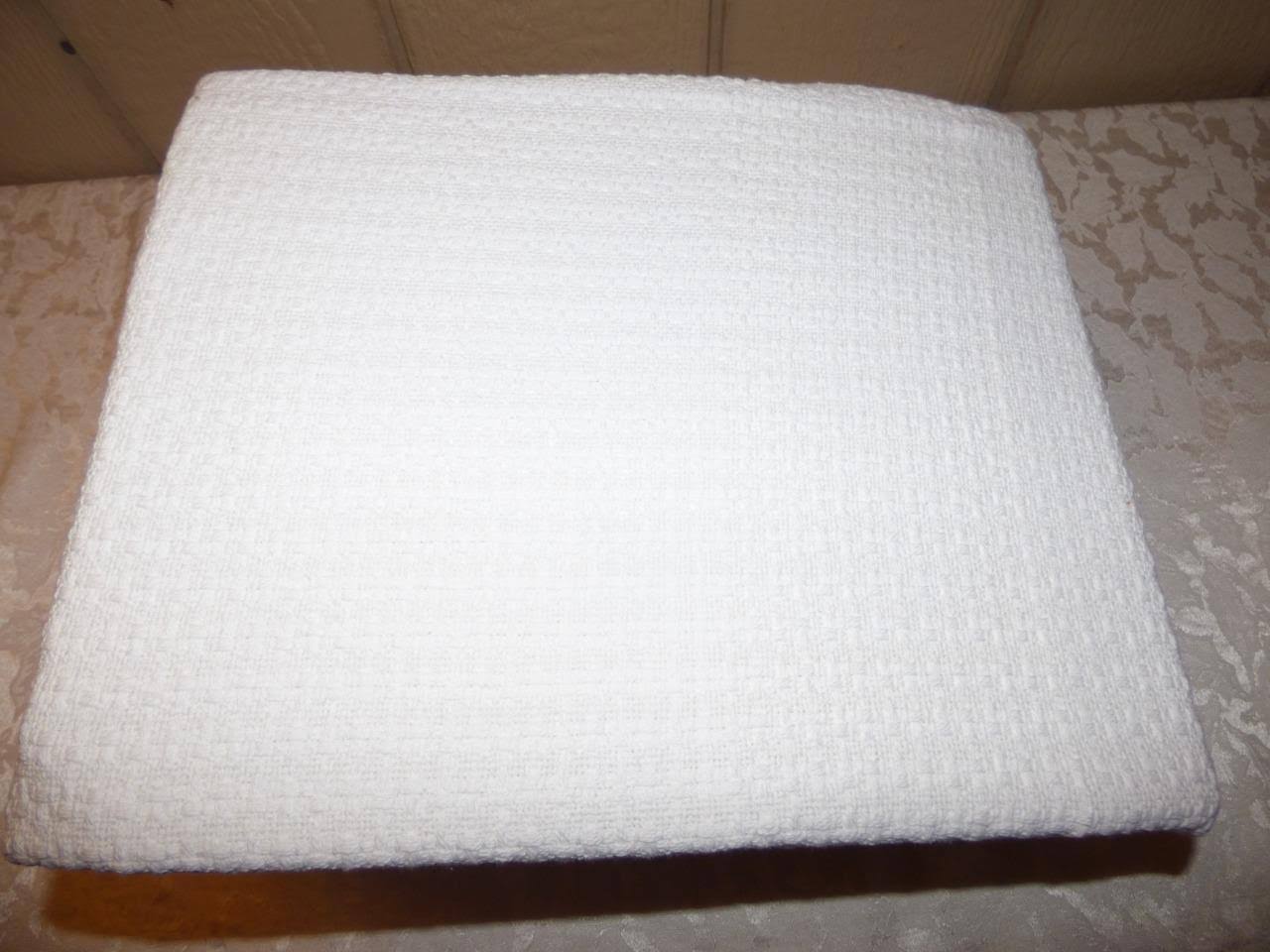 100% Cotton Full/Queen Blanket - White C773960