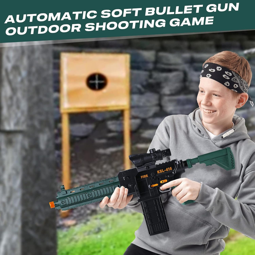 Automatic Electric Foam Blaster Toy Gun with Soft Foam Bullets L44590